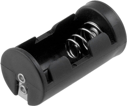 Caixas para pilhas 1/2AA da marca COMF, BH-1/2AA-3S, BH-1/2AA-2A |PT|