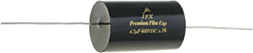Metallized polypropylene capacitors, axial, JFX-1U/250, JFX-2.2U/250, JFX-3.3U/250 |EN|