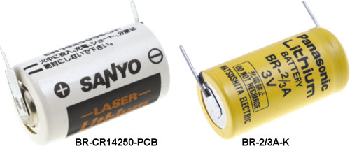 3 V lithium batteries for PCB mounting, BR-CR14250-PCB, BR-2/3A-K |EN|