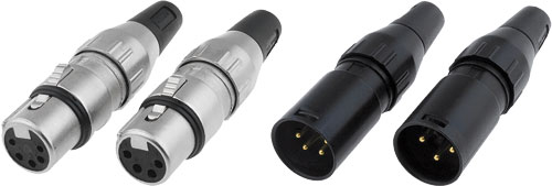 Type of connector: XLR; DELTRON, 701-0300, 701-0400, 701-0500, 705-0300, 709-0300, 709-0400 |EN|