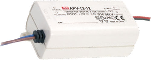 Zasilacz: impulsowy; LED; stałonapięciowy; APV; MEAN WELL, APV-8-5, APV-8-12, APV-8-24 |PL|