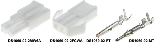 Connector: wire-wire; CONNFLY, DS1069-02-2FCWA, DS1069-02-2MW6A, DS1069-02-3FCWB |EN|