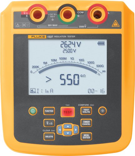 Meter: insulation resistance; FLUKE, FLK-1550C, FLK-1550C-KIT, FLK-1555, FLK-1555-KIT |EN|