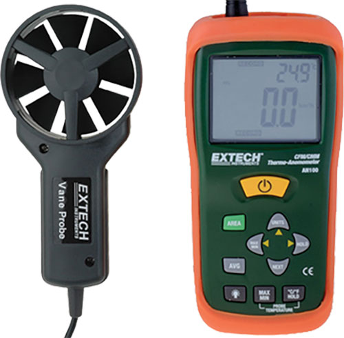 Thermoanemometer; EXTECH, AN100, AN200, AN250W |EN|