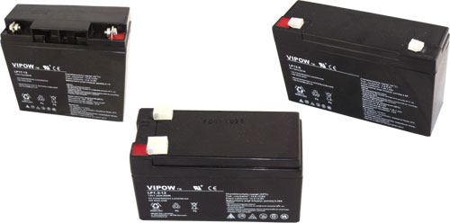 Bezúdržbové akumulátorové gelové baterie, ACCU-HP1.3-6, ACCU-HP4-6, ACCU-HP4.5-6/V, ACCU-HP12-6 |CS|