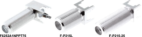 Professional F sockets for PCB, F6252A1NPPT75, F-P215L, F-P215-25 |EN|