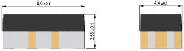 MEDER CRR03-1A Reed Relais SMD - 3VDC 0,5A 170V AC/DC