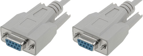 Cable D-Sub 9 pin socket both sides, AK-610106-020-E, AK-610106-030-E, AK-610106-050-E |EN|