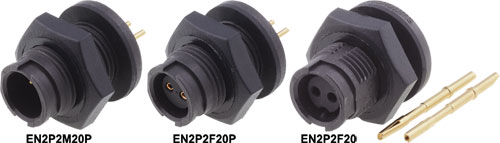 Conector: redondos; SWITCHCRAFT, EN2P2M20, EN2P2M20K, EN2P2M20P, EN2P2M20PK, EN2P2F20 |PT|