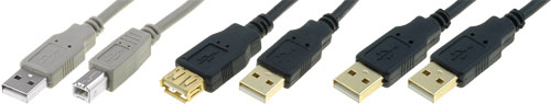 USB 2.0 cables by VCOM, CU202-B-015-PB, CU202-015-PB, CU202-B-018-PB, CU202-B-030-PB |EN|