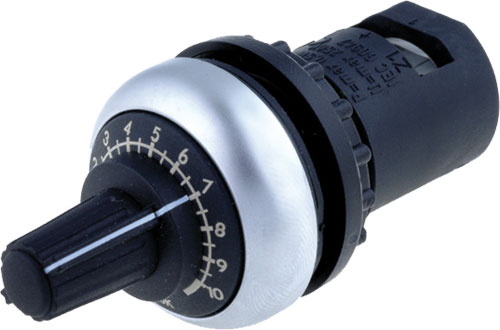 Control accessories: potentiometer; RMQ-Titan; EATON ELECTRIC, M22-R1K, M22-R4K7, M22-R10K |EN|