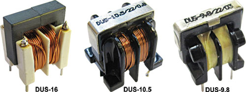Avvollgimenti con nuclei tipo U, DUS-9.8/0.33/2, DUS-9.8/0.33/2.5, DUS-9.8/0.47/2 |IT|