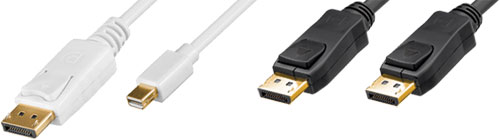 DisplayPort cables, MC.2110.1112.010WH, MC.2110.1112.020WH, MC.2100.1112.010BK |EN|