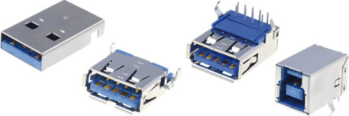 Mounting: on PCBs; USB 3.0, USBA-G3.0, USBA-G3.0/1, USBA-GO3.0/SMD, USBA-LPO3.0/SMD, USBB-G3.0 |EN|