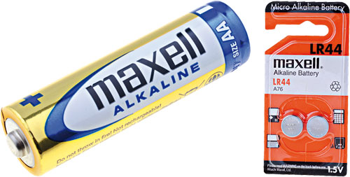 MAXELL alkaline batteries, BAT-LR6/MX-S2, BAT-LR6/MX-S4, BAT-LR44/MX-B10, BAT-LR03/MX-S4 |EN|