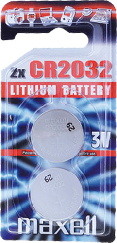 MAXELL lithium, BAT-CR2032/MX-B5, BAT-CR2016/MX-B5, BAT-CR1216/MX-B5, BAT-CR1220/MX-B5 |EN|