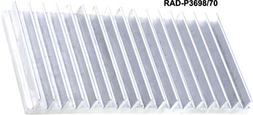 Kylelement av profiler P3698, RAD-P3698/50, RAD-P3698/70, RAD-P3698/100, RAD-P3698/200 |SV|