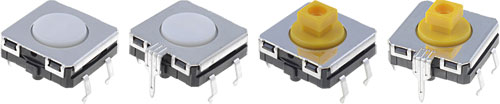 Switch: microswitch TACT; B3W; OMRON Electronic Components, B3W-4000, B3W-4005, B3W-4050 |EN|