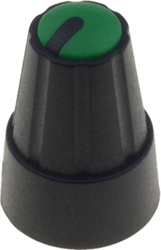 knobs 13x19mm for 6 mm dia. shafts, GTC6M-13X19-B, GTC6M-13X19-ZI, GTC6M-13X19-ZO |EN|