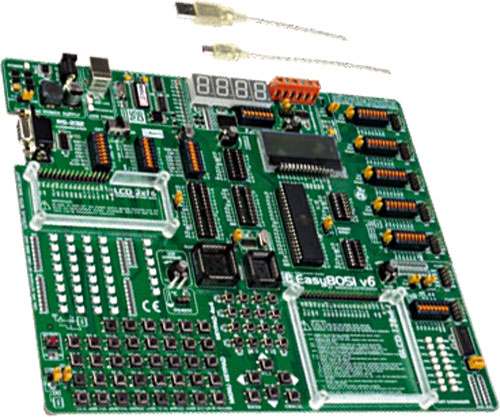 MIKROE Easy8051 v6 development kit, MIKROE-455 |EN|