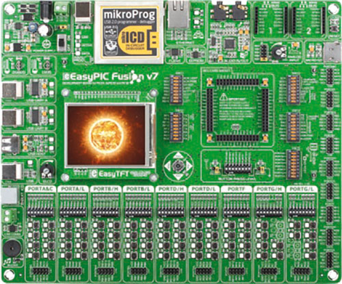 MIKROE EasyPIC FUSION v7 development kit, MIKROE-1205 |EN|
