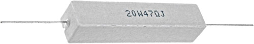 Wire-wound Ceramic Cased Resistors 20 W, SR Passives, CRL20W-0R1, CRL20W-0R15, CRL20W-0R22 |EN|