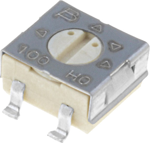 Potentiometer: mounting; single turn; SMD; BOURNS, 3314G-1-100E, 3314G-1-101E, 3314G-1-102E |EN|