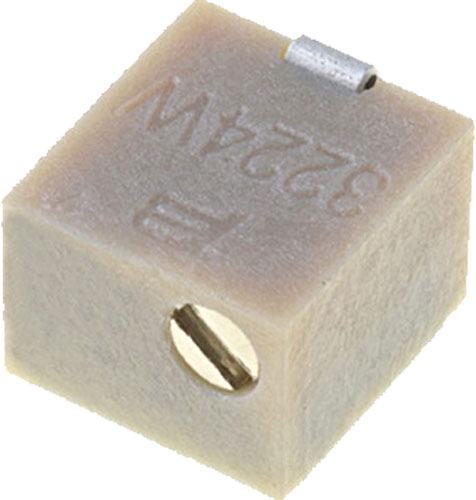 SMD mounting potentiometers Bourns series 3224, 3224J-1-101E, 3224J-1-102E, 3224J-1-103E |EN|