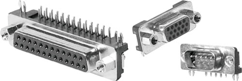 Connector: D-Sub; ADAM TECH, DE09-PN-24, DE09-SN-24, DB25-PN-24, DB25-SN-24 |EN|