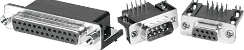 Connettore: D-Sub; ADAM TECH, DE09-PQ-SB4, DE09-SQ-SB4, DA15-PQ-SB4, DA15-SQ-SB4, DB25-PQ-SB4 |IT|