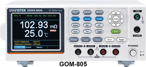 Milli-ohm meter; GW INSTEK, GOM-804, GOM-805 |EN|