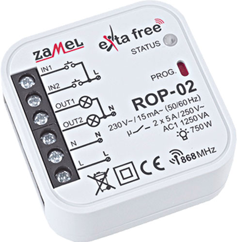 Système de commande sans fil EXTA, RCR-01, RCR-21, ROB-01/12-24V, RWL-01, RNM-10, RNM-24 |FR|