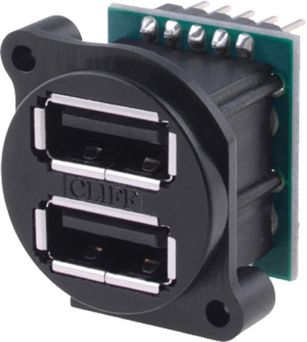 Conector: USB A; tomada; CLIFF, CP30090, CP30092, CP30097, CP30100, CP30100X, CP30105, CP30105X |PT|