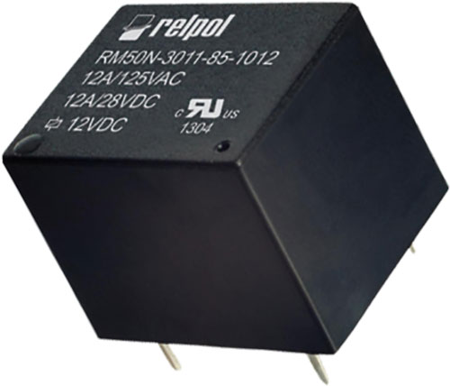 Relay: electromagnetic; miniature; RELPOL, RM50N3011851005, RM50N3011851012, RM50N3011851024 |EN|