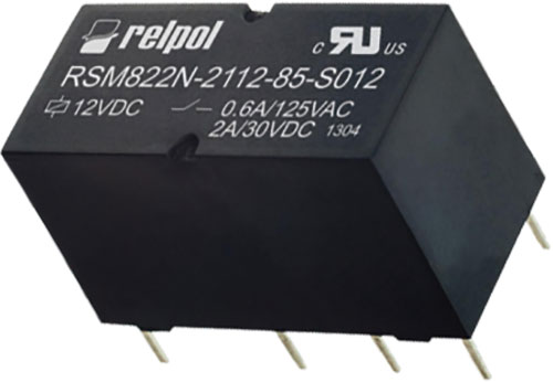 Relay: electromagnetic; sensitive, subminiature; RELPOL, RSM822N211285S005, RSM822N211285S012 |EN|