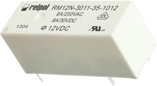 Relay: electromagnetic; miniature; RELPOL, RM12N2011351005, RM12N2011351012, RM12N2011351024 |EN|