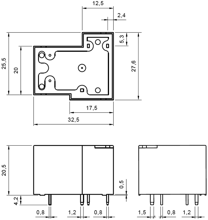 Relay: electromagnetic; power; RELPOL, R40N1011851005, R40N1011851012 ...
