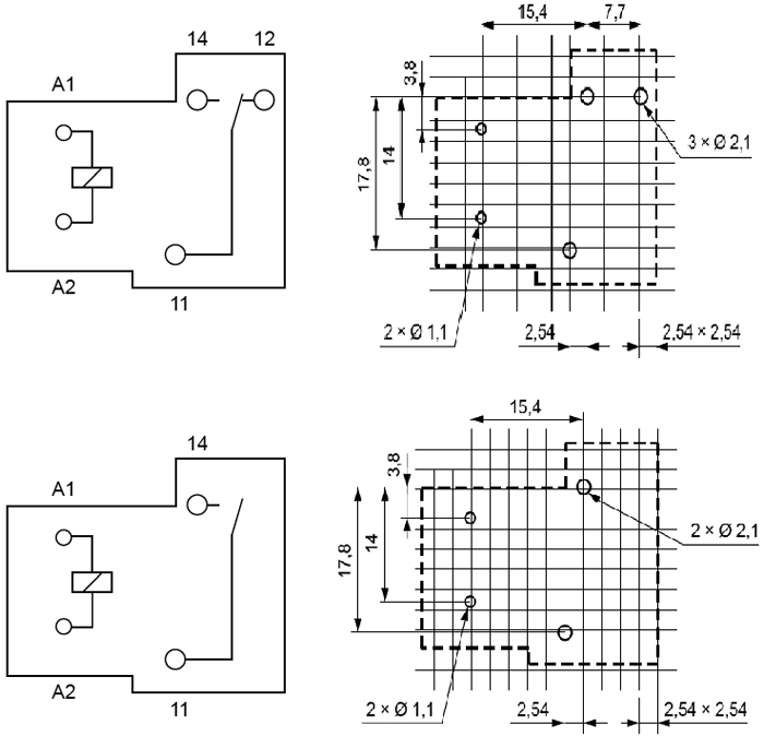 Relay: electromagnetic; power; RELPOL, R40N1011851005, R40N1011851012 ...