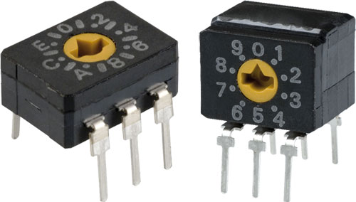 Commutateur: encodeur; THT; OMRON Electronic Components, A6C-10R-N, A6C-16R-N, A6CV-10R |FR|
