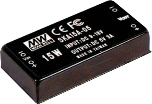 Convertitore: DC/DC; MEAN WELL, SKA15A-033, SKA15A-05, SKA15A-12, SKA15A-15, SKA15B-033 |IT|