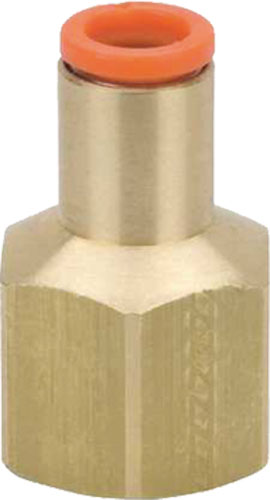 Push-in fitting; threaded, straight; SMC, KQ2F04-01A, KQ2F04-02A, KQ2F06-01A, KQ2F06-02A |EN|