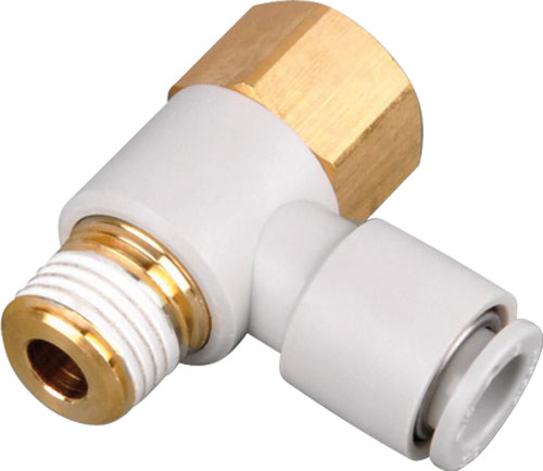 Push-in fitting; threaded, angled 90°; SMC, KQ2VF04-01AS, KQ2VF06-M5A, KQ2VF06-01AS |EN|