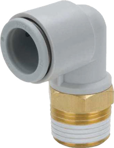 Push-in fitting; threaded, angled 90°; SMC, KQ2L02-M3G, KQ2L23-M3G, KQ2L23-M5A, KQ2L23-01AS |EN|