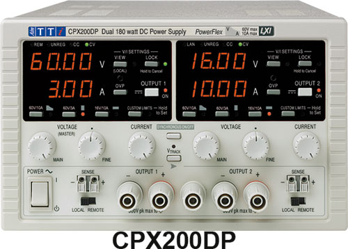 Alimentatore: impulsi, multicanale; AIM-TTI, CPX200D, CPX200DP |IT|
