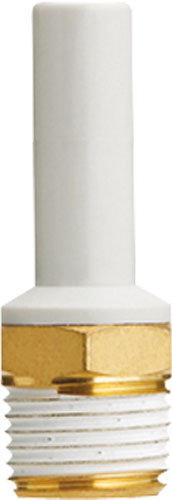 Push-in fitting; threaded, straight; SMC, KQ2N04-M5A, KQ2N04-01AS, KQ2N06-M5A, KQ2N06-01AS |EN|