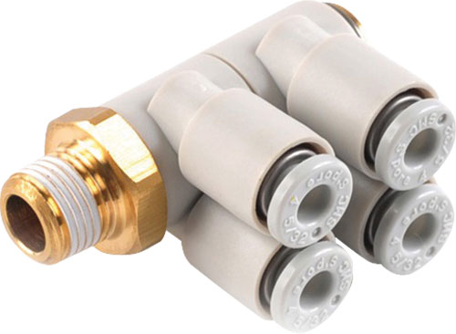 Push-in fitting; threaded, angled 90°; SMC, KQ2ZD04-01AS, KQ2ZD04-02AS, KQ2ZD06-01AS |EN|