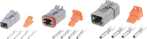 Connector: wire-wire; DEUTSCH / TE Connectivity, S-DTM04-2P, S-DTM04-3P, S-DTM04-4P, S-DTM04-6P |EN|