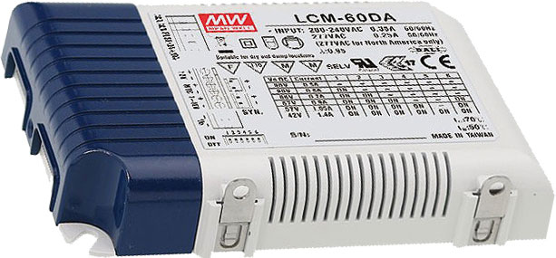 Tápegység: impulzusos; LED; LCM; MEAN WELL, LCM-25, LCM-25BLE, LCM-25DA, LCM-25DA2, LCM-25SVA |HU|