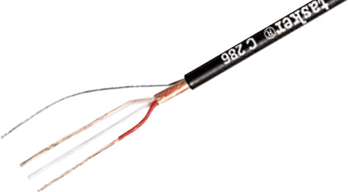 Shielded microphone cables with nylon wire, TAS-C286BK, TAS-C286LSZH, TAS-C286WH |EN|