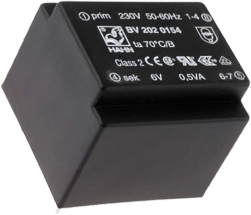 Transformator: zalewany; PCB; BV; HAHN, BV2010110, BV2010111, BV2010113, BV2010123, BV2010127 |PL|
